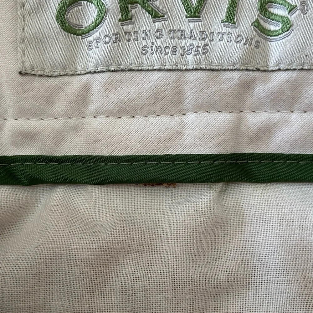 Orvis Brisbane Moss Heavy Corduroy Pants Men 38x29 Brown Made in Portugal‎
